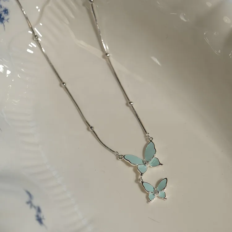 KING OF BLING Alloy, Oil Drip Necklaces Women's Good Luck-3
