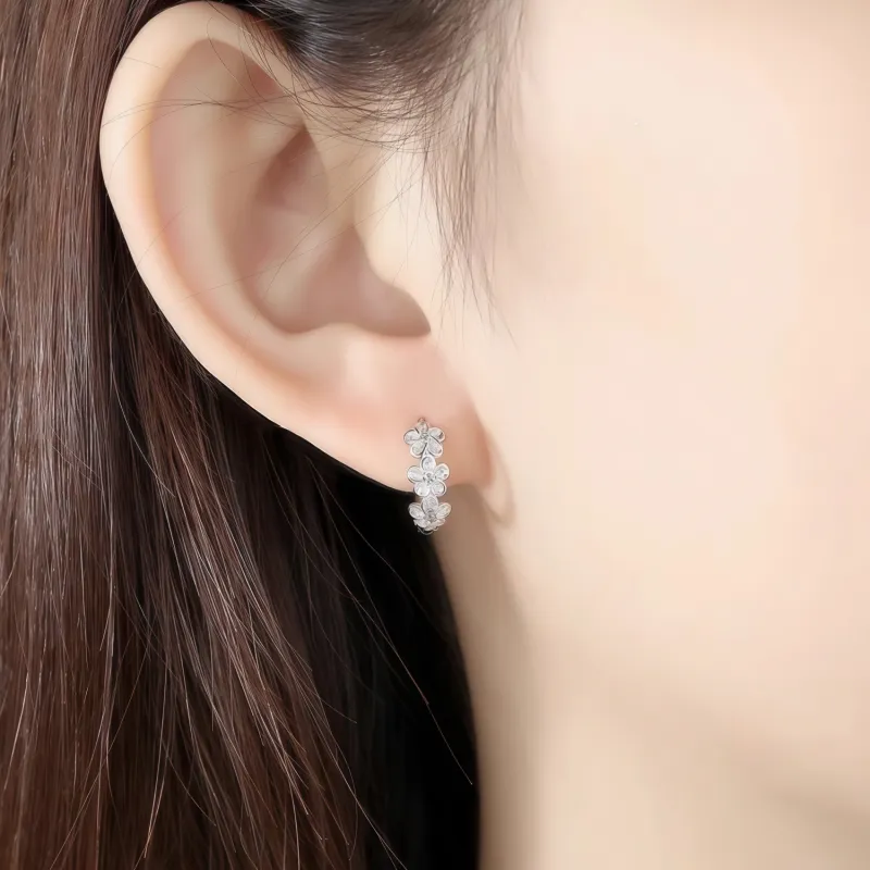 KING OF BLING 925 Sterling Silver Earrings Unisex-4