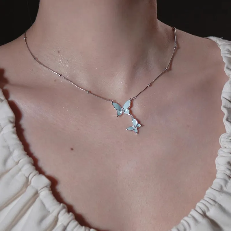 KING OF BLING Alloy, Oil Drip Necklaces Women's Good Luck-4