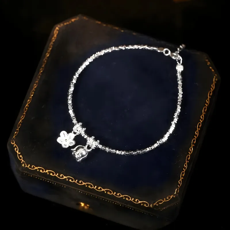 KING OF BLING 925 Sterling Silver Bracelets Women's Year Of The Snake Good Luck-4