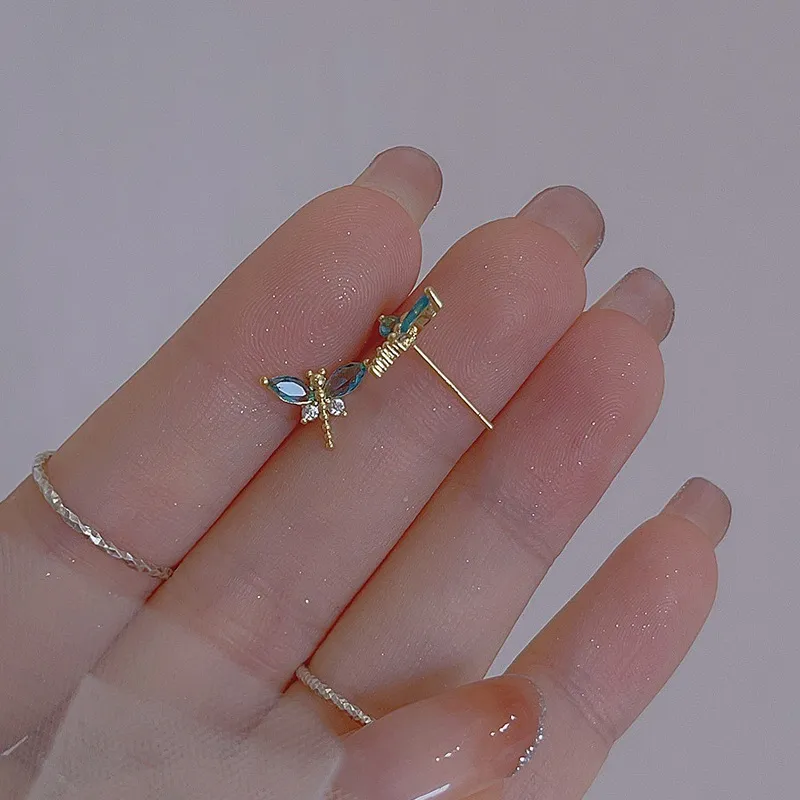 KING OF BLING Copper Stud Earrings Women's Year Of The Snake Good Luck-7