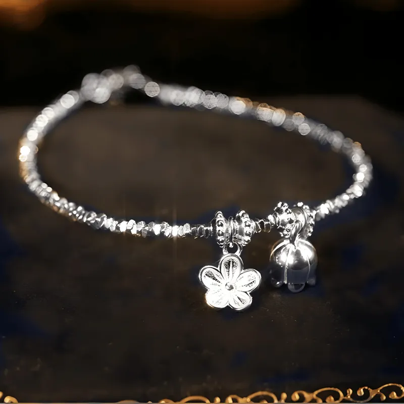 KING OF BLING 925 Sterling Silver Bracelets Women's Year Of The Snake Good Luck-3