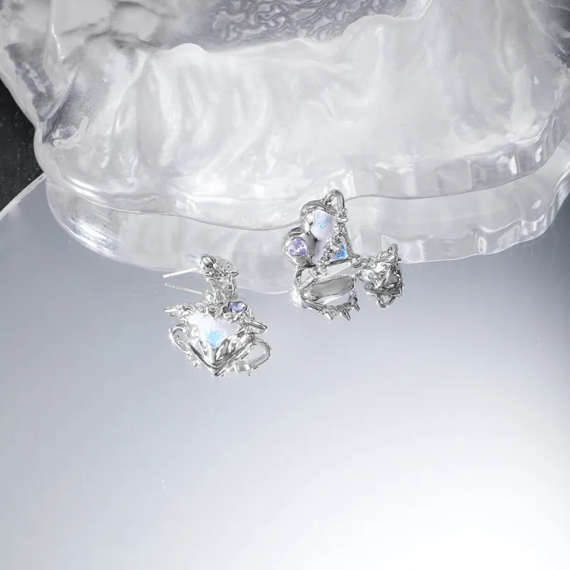 KING OF BLING Alloy Earrings Women's-2