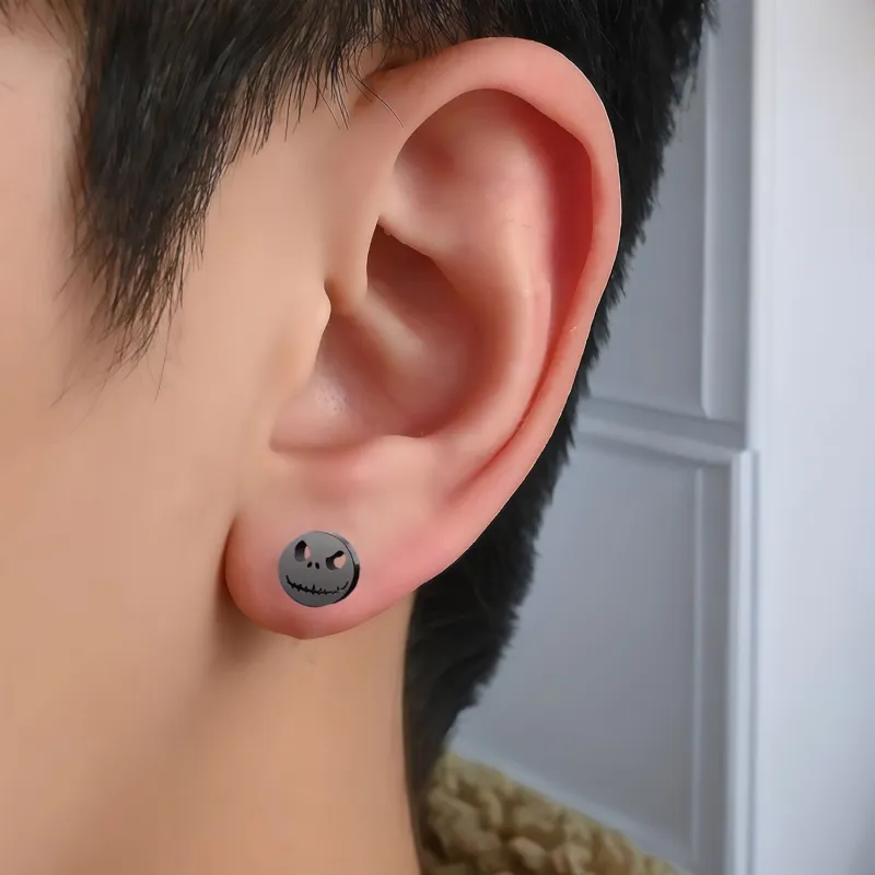 KING OF BLING Alloy Stud Earrings Unisex-7