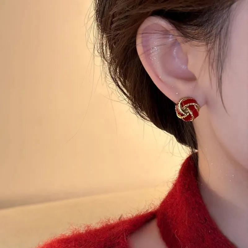 KING OF BLING Alloy Stud Earrings Women's-6