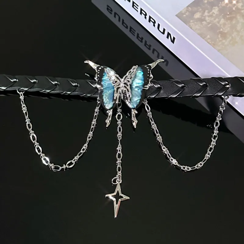 KING OF BLING Alloy Leather Necklaces Unisex-5