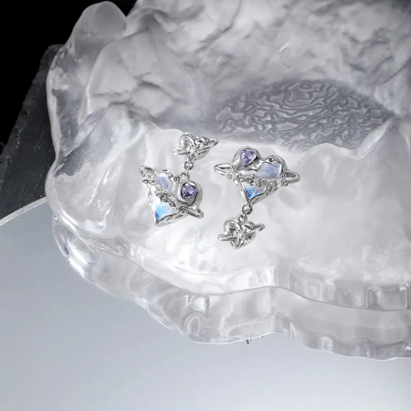 KING OF BLING Alloy Earrings Women's-1