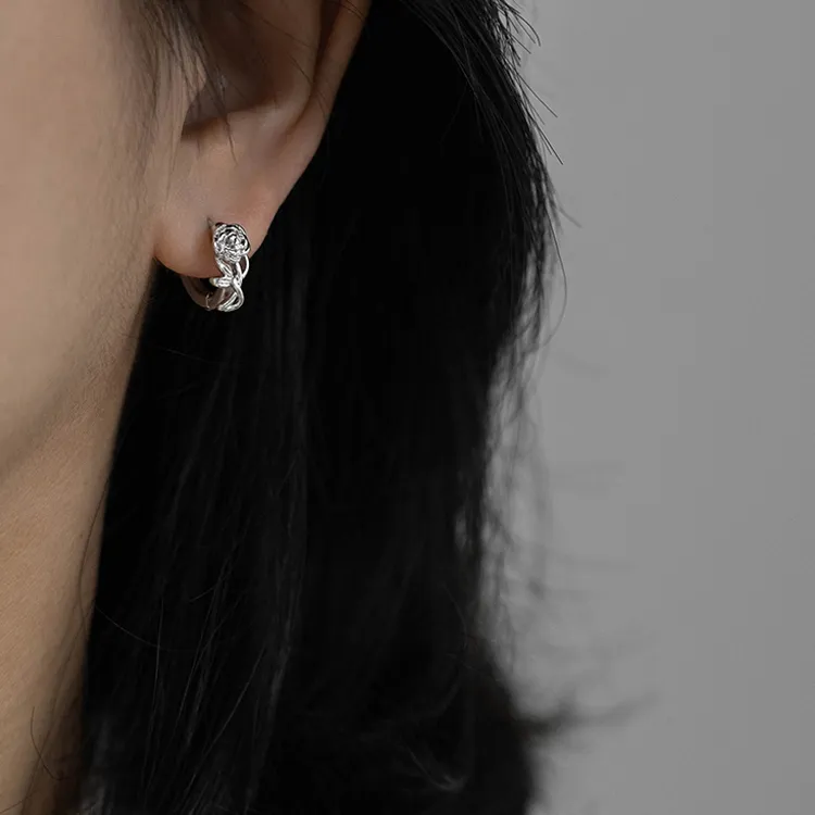 KING OF BLING Alloy Stud Earrings Unisex Year Of The Snake, Good Luck-5
