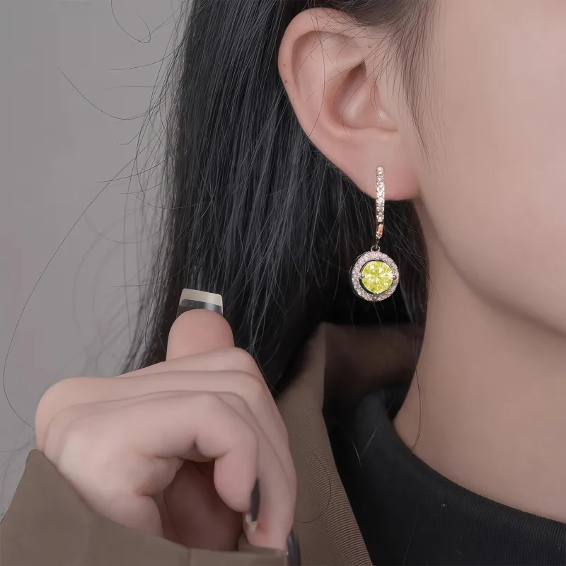 KING OF BLING Alloy With Zircon Earrings Unisex-14