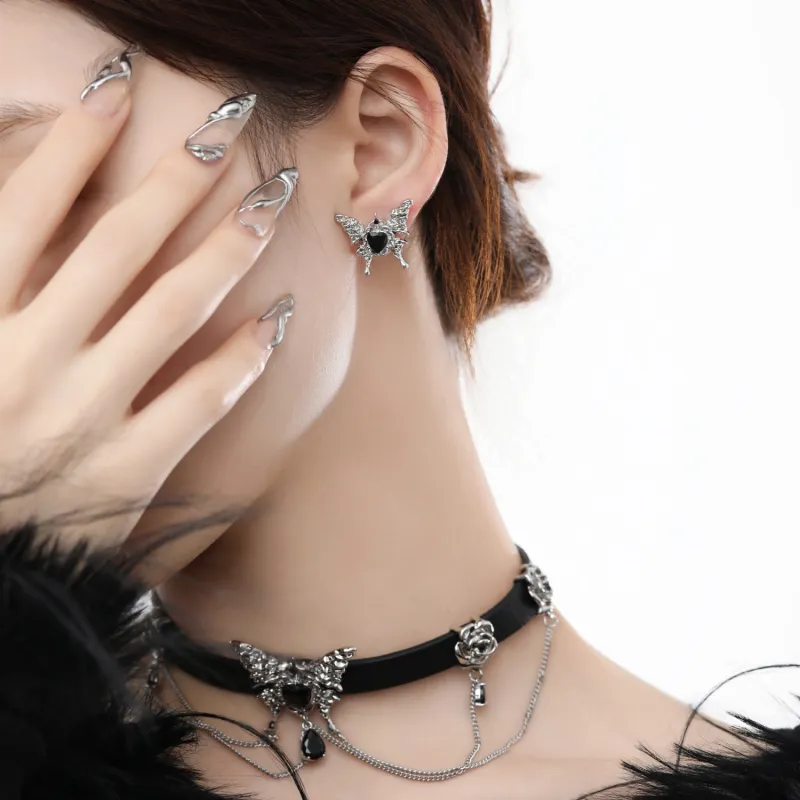 KING OF BLING Alloy, Glass Earrings Women's-4