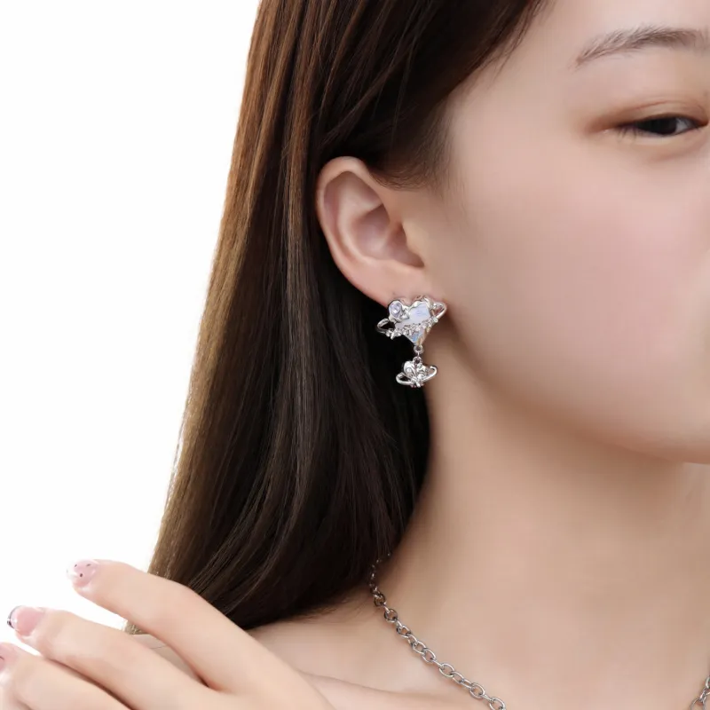 KING OF BLING Alloy Earrings Women's-3