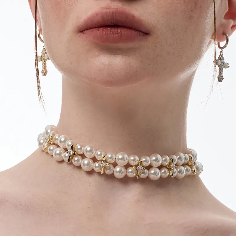 KING OF BLING Alloy, Faux Pearl Necklaces Unisex Year Of The Snake Good Luck-3