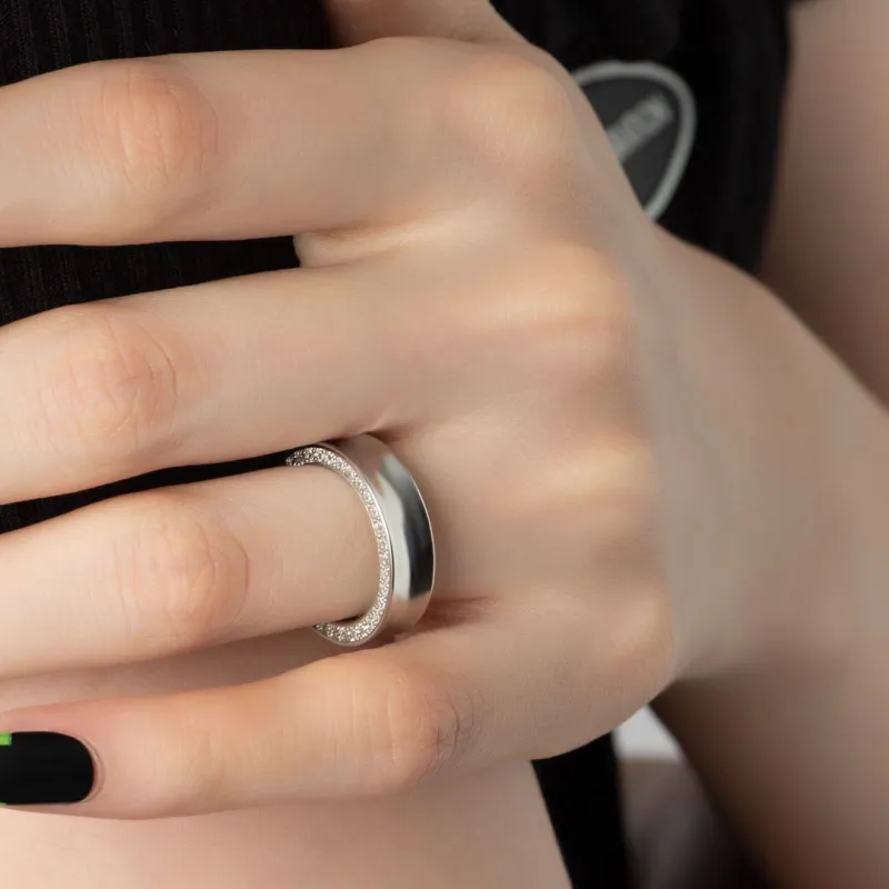 KING OF BLING Alloy With Zircon Rings Unisex Year Of The Snake Good Luck-6