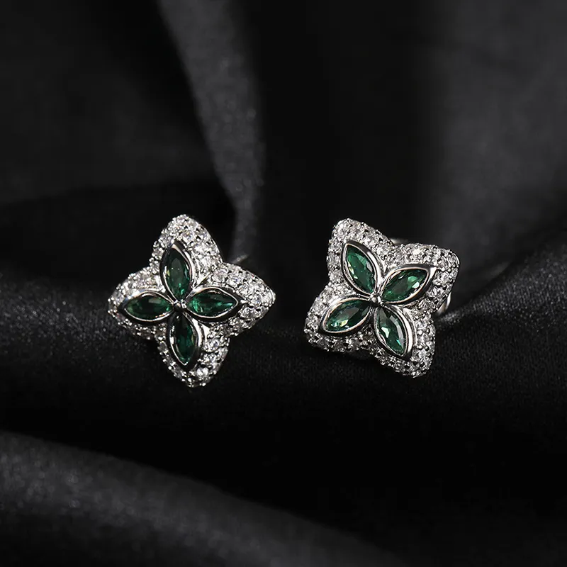 KING OF BLING Alloy With Zircon Stud Earrings Unisex-5