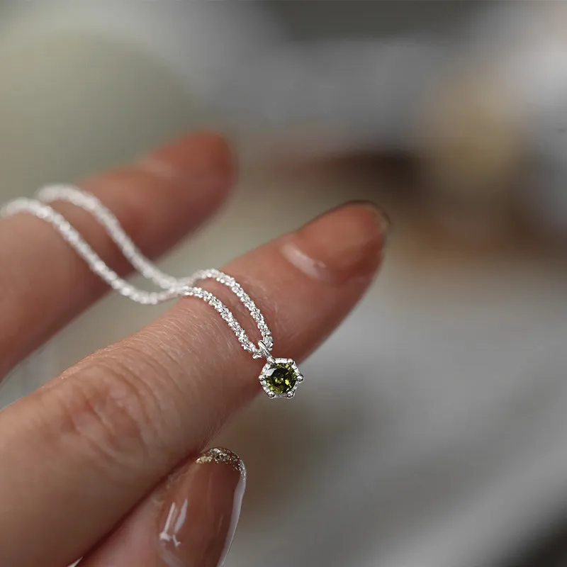 KING OF BLING 925 Sterling Silver, Semi Precious Stone Necklaces Women's-2