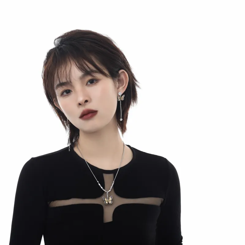 KING OF BLING Alloy With Zircon Necklaces Women's-5