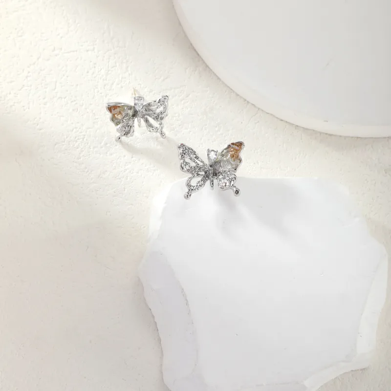KING OF BLING Alloy With Zircon Earrings Women's-2