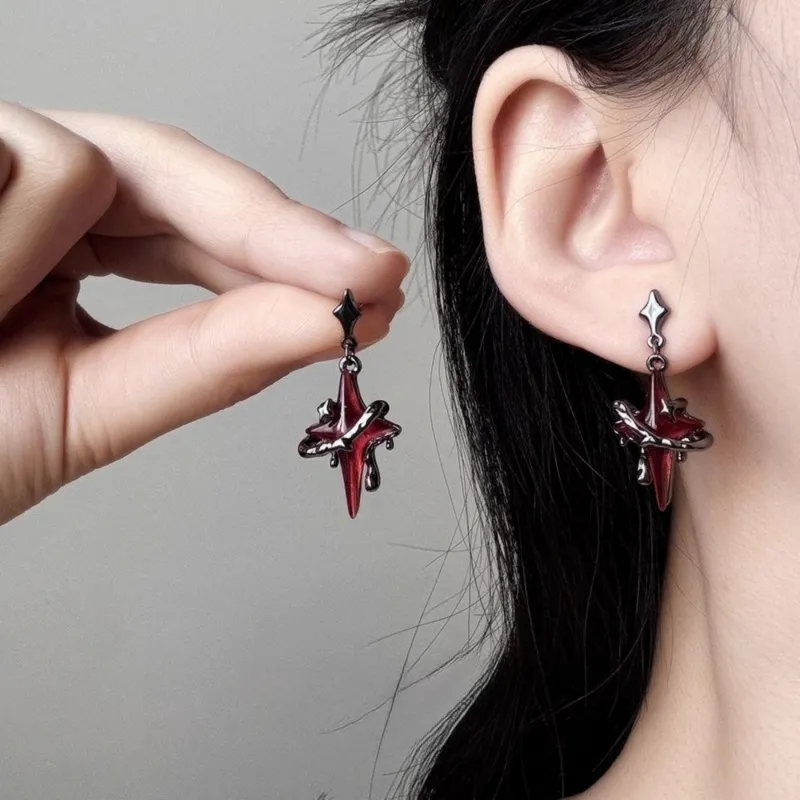 KING OF BLING 925 Sterling Silver Pin, Alloy, Resin Earrings Unisex-3