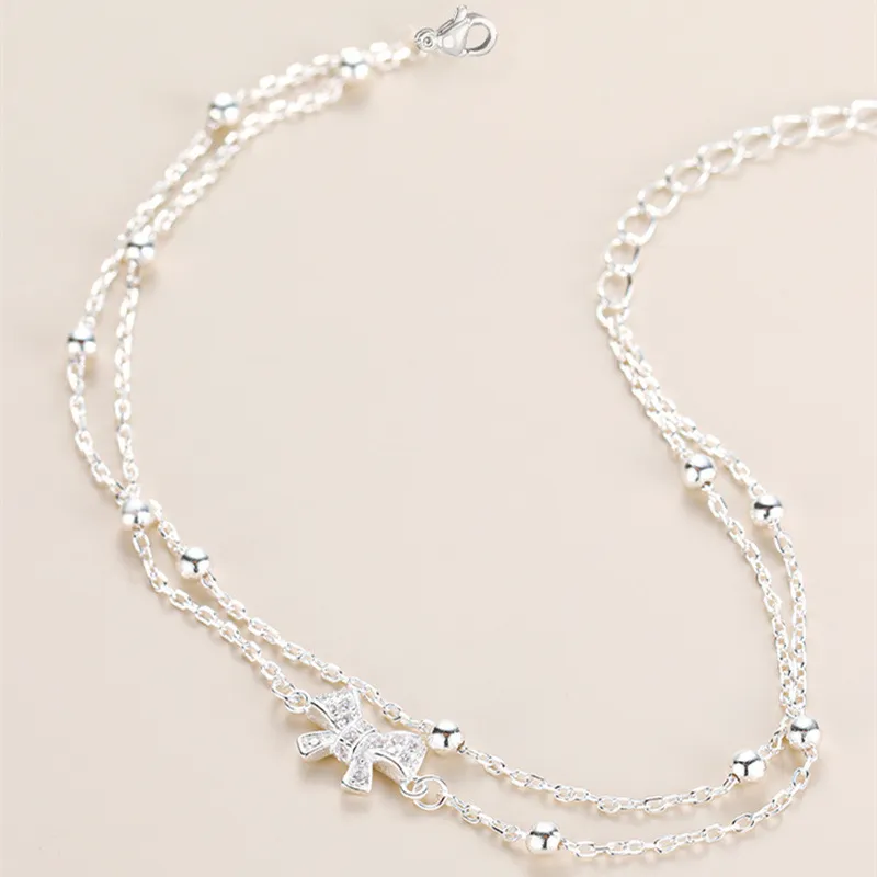 KING OF BLING 925 Sterling Silver With Zircon Bracelets Women's Year Of The Snake Good Luck-2