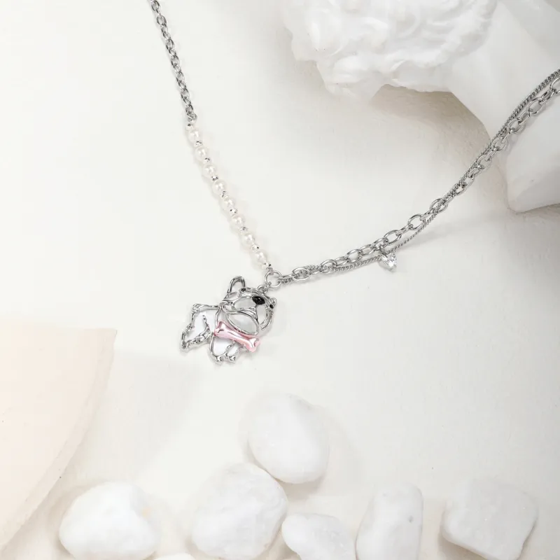 KING OF BLING Alloy, Oil Drip Necklaces Women's-2
