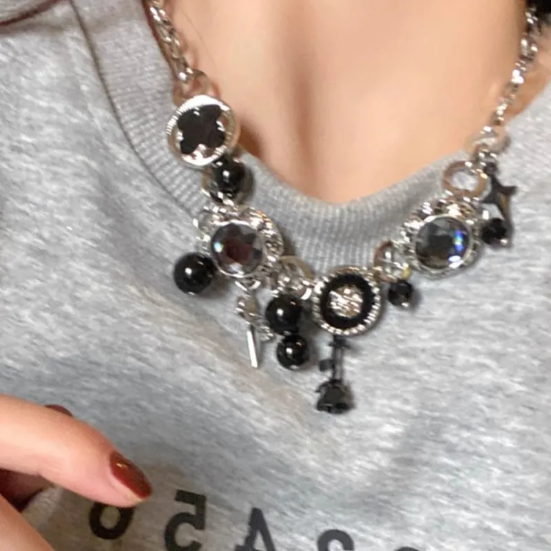 KING OF BLING Titanium Steel, Synthetic Gemstone Necklaces Unisex Year Of The Snake Good Luck-5