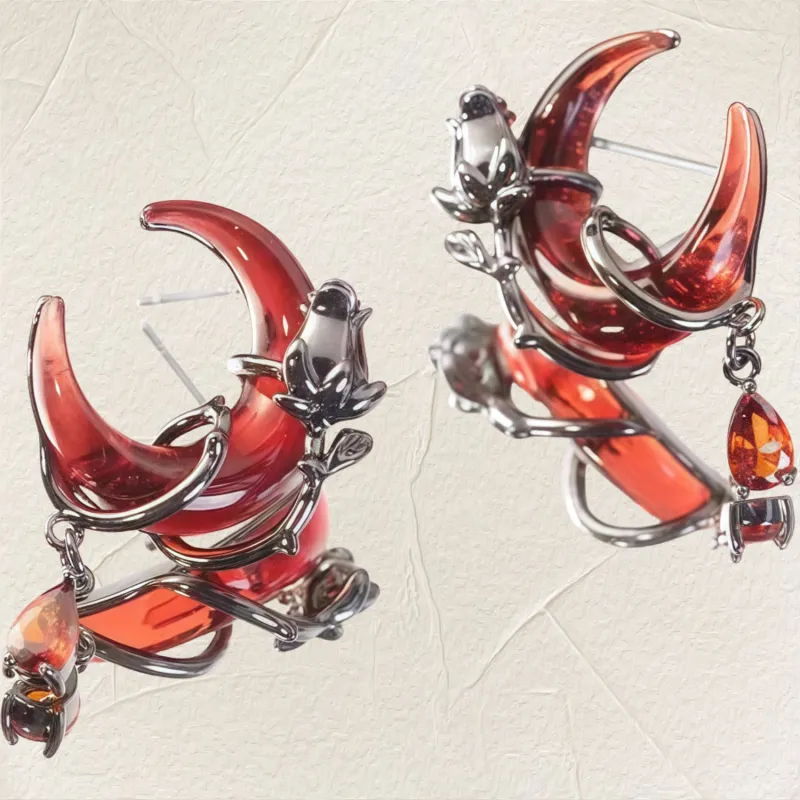 KING OF BLING Alloy Earrings Unisex-2