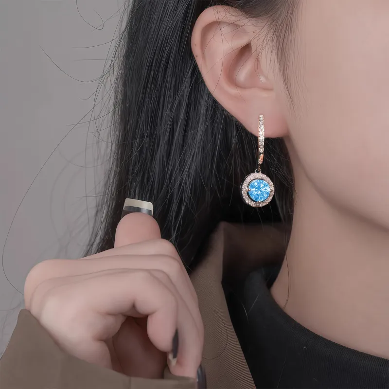 KING OF BLING Alloy With Zircon Earrings Unisex-19