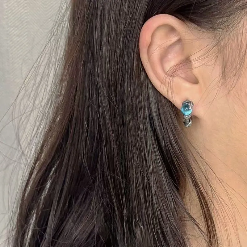 KING OF BLING Alloy Earrings Unisex-3