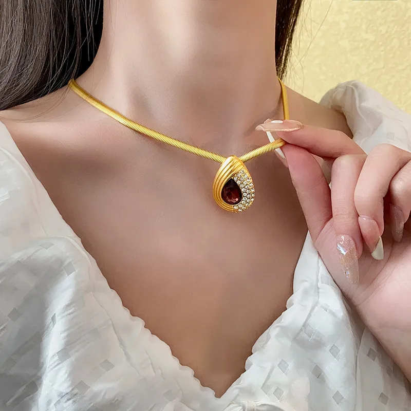 KING OF BLING Alloy Necklaces Women's Year Of The Snake Good Luck-1