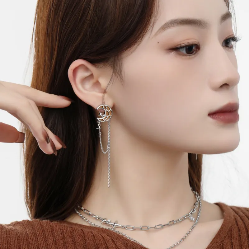 KING OF BLING Alloy Earrings Women's-5