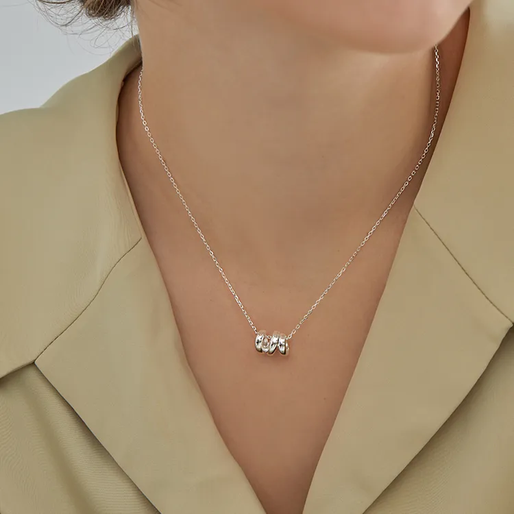 KING OF BLING 925 Sterling Silver Necklaces Women's-5