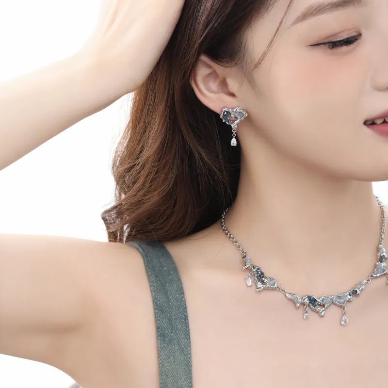 KING OF BLING Alloy Earrings Women's-3