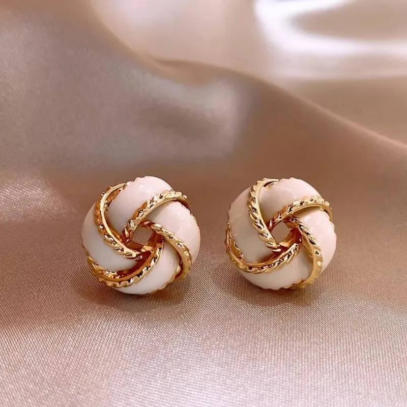 KING OF BLING Alloy Stud Earrings Women's-25