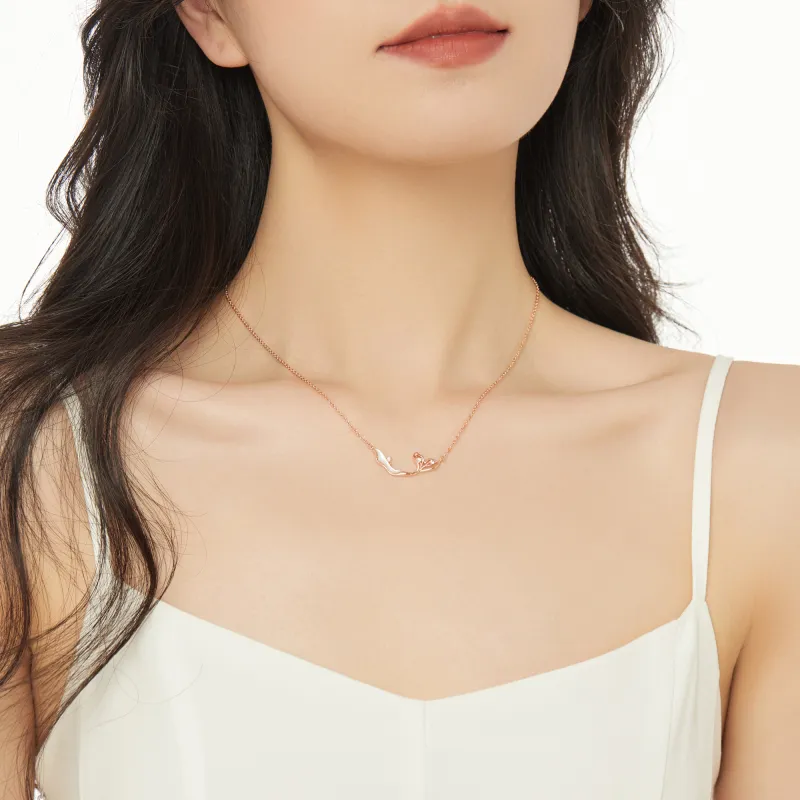 KING OF BLING 925 Silver, Mother Of Pearl, Cubic Zirconia Necklaces Women's-8