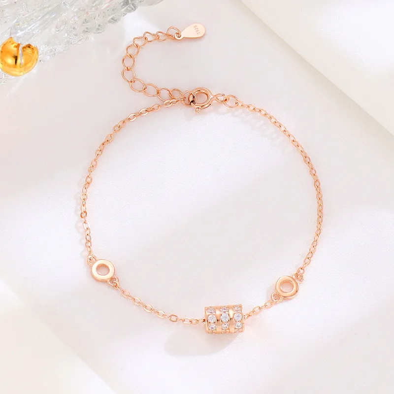 KING OF BLING 925 Sterling Silver With Zircon Bracelets Women's Year Of The Snake Good Luck-7