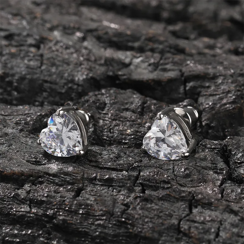 KING OF BLING Alloy Stud Earrings Unisex-1