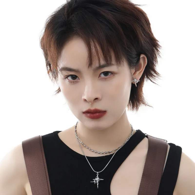 KING OF BLING Alloy Earrings Women's-4