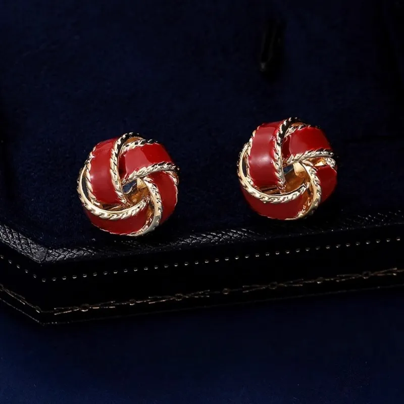 KING OF BLING Alloy Stud Earrings Women's-4