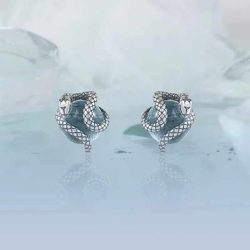 KING OF BLING 925 Sterling Silver Stud Earrings Unisex-7