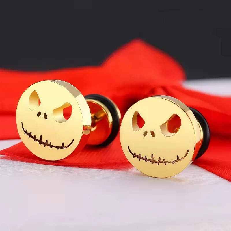 KING OF BLING Alloy Stud Earrings Unisex-10