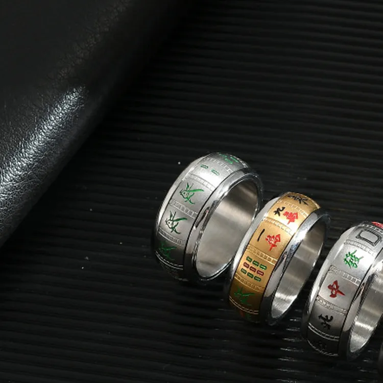 KING OF BLING Titanium Steel Rings Unisex-2