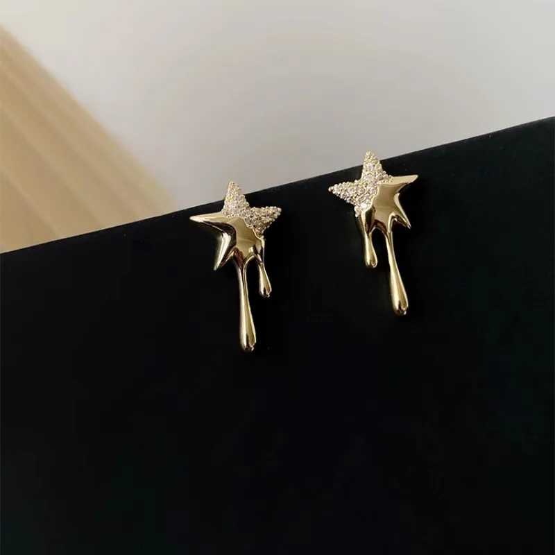 KING OF BLING 925 Sterling Silver With Zircon Earrings Women's-9