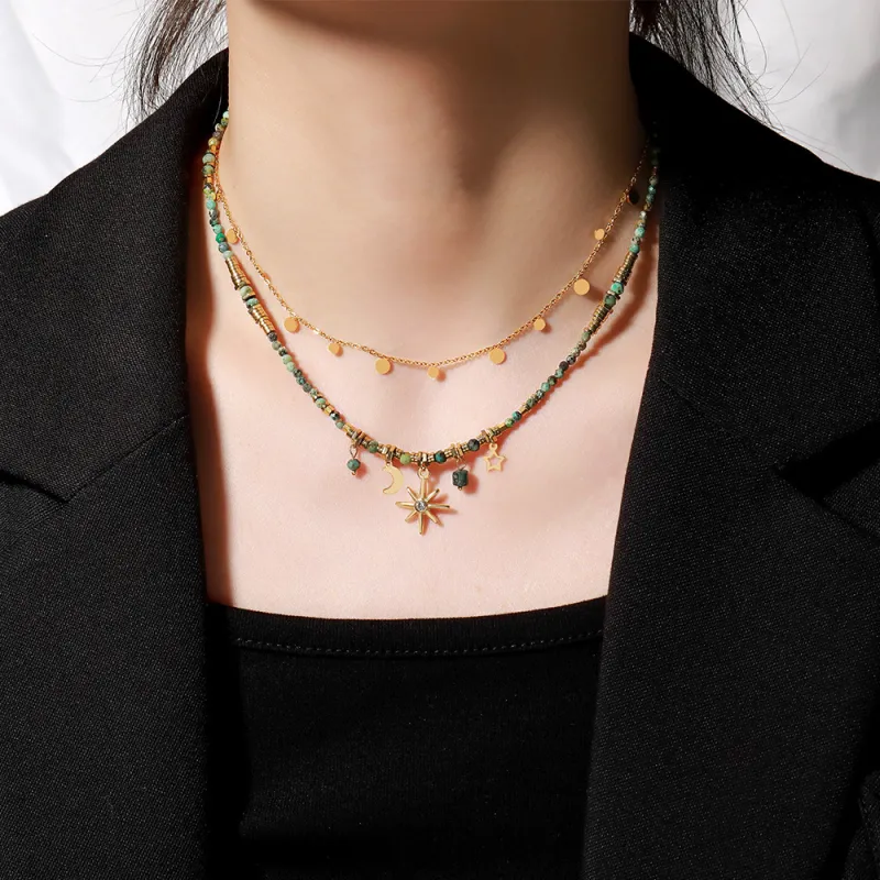 KING OF BLING Alloy Necklaces Women's Good Luck-6