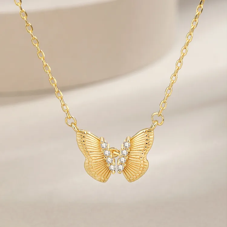 KING OF BLING 925 Sterling Silver With Zircon Necklaces Unisex-1
