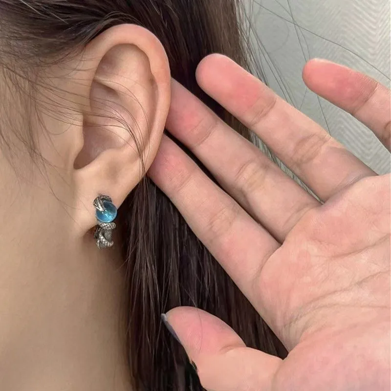 KING OF BLING Alloy Earrings Unisex-4