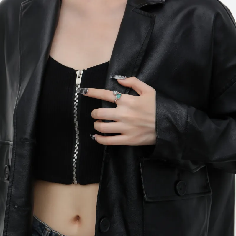 KING OF BLING Alloy Rings Women's-3