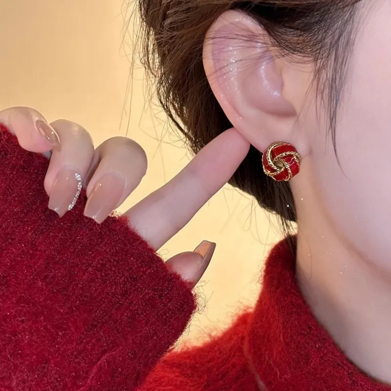KING OF BLING Alloy Stud Earrings Women's-7