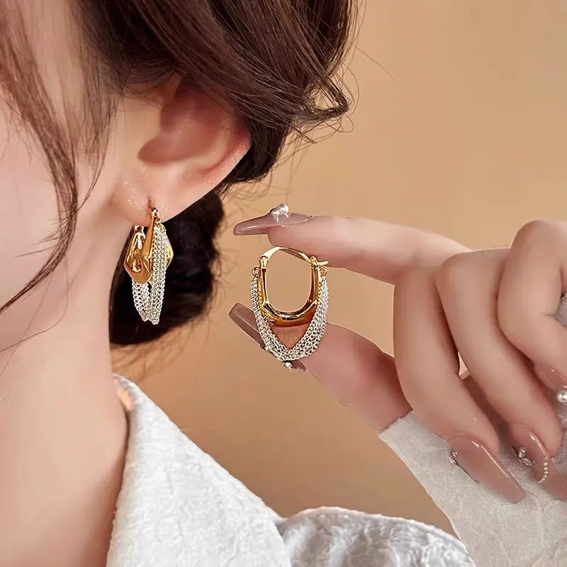 KING OF BLING Alloy Stud Earrings Unisex-4