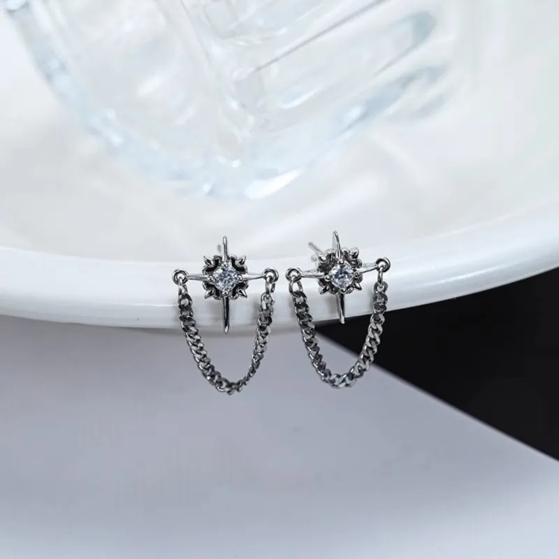 KING OF BLING Alloy Earrings Unisex-5
