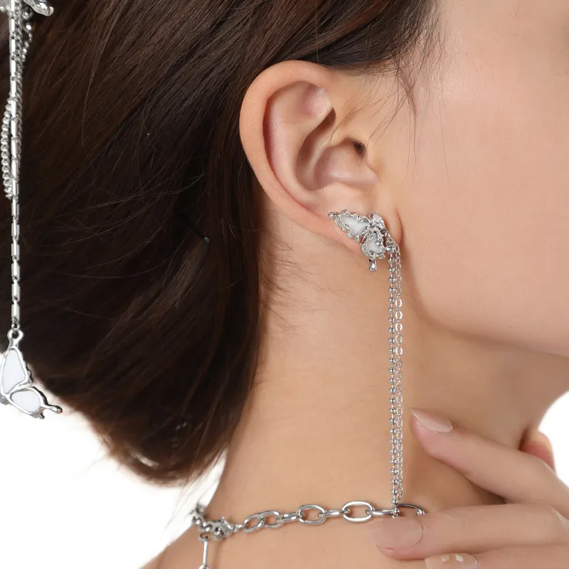 KING OF BLING Alloy Earrings Women's-2